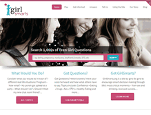 Tablet Screenshot of girlsmarts.org